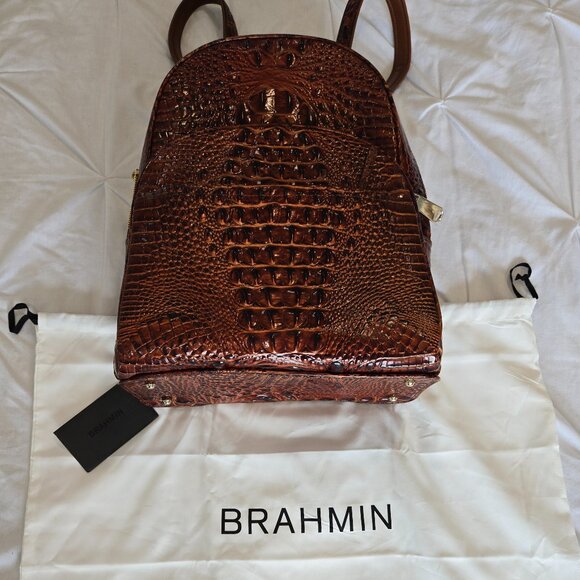 BRAHMIN - Dartmouth Backpack - Pecan Melbourne - Picture 1 of 8